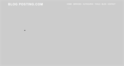 Desktop Screenshot of blog-posting.com